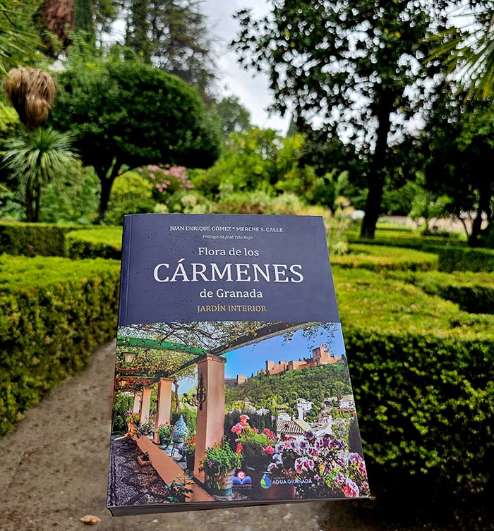 Flora de los Cármenes de Granada, portada libro Flora de los Cármenes de Granada, portada libro