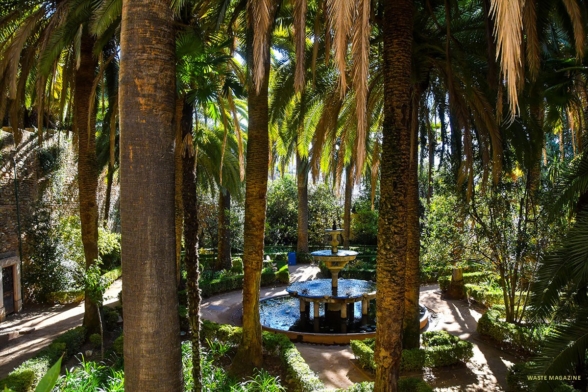 Fuente de Felipe II-Jardín Inglés o de las Palmeras - Carmen de los Mártires