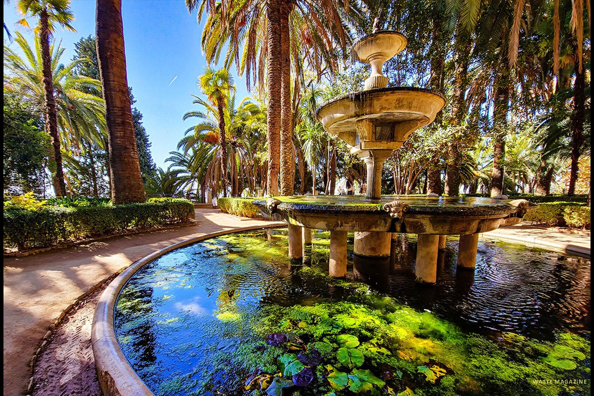 Fuente de Felipe II-Jardín Inglés o de las Palmeras - Carmen de los Mártires
