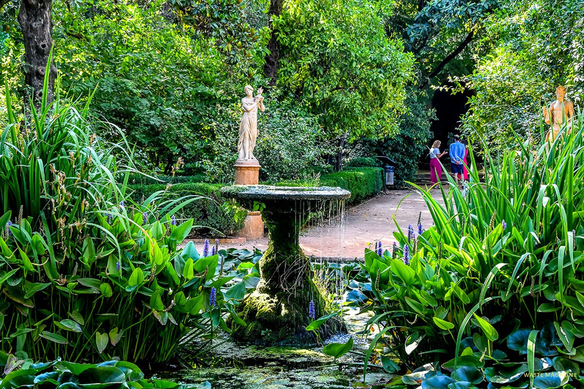 Fuente del Parterre - Jardín Fracés - Carmen de los Mártires