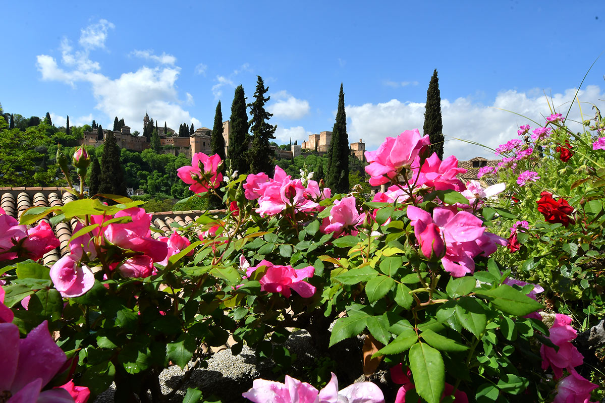 Jardín Casa del Chapiz, Granada, Alhambra