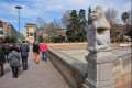 Leones (que no monos) en el puente romano del Genil