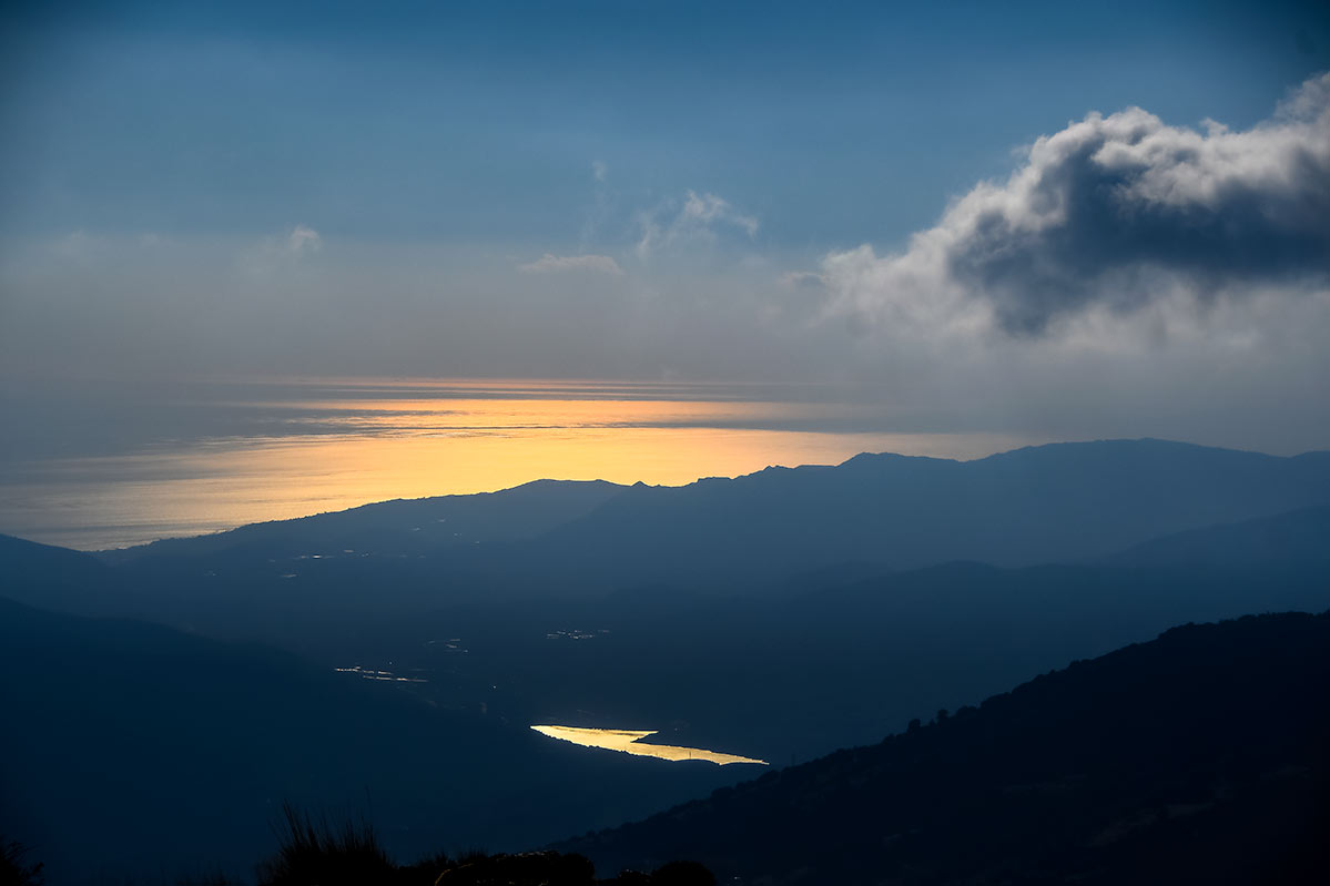 El mar de Alobrán desde Sierra Nevada
