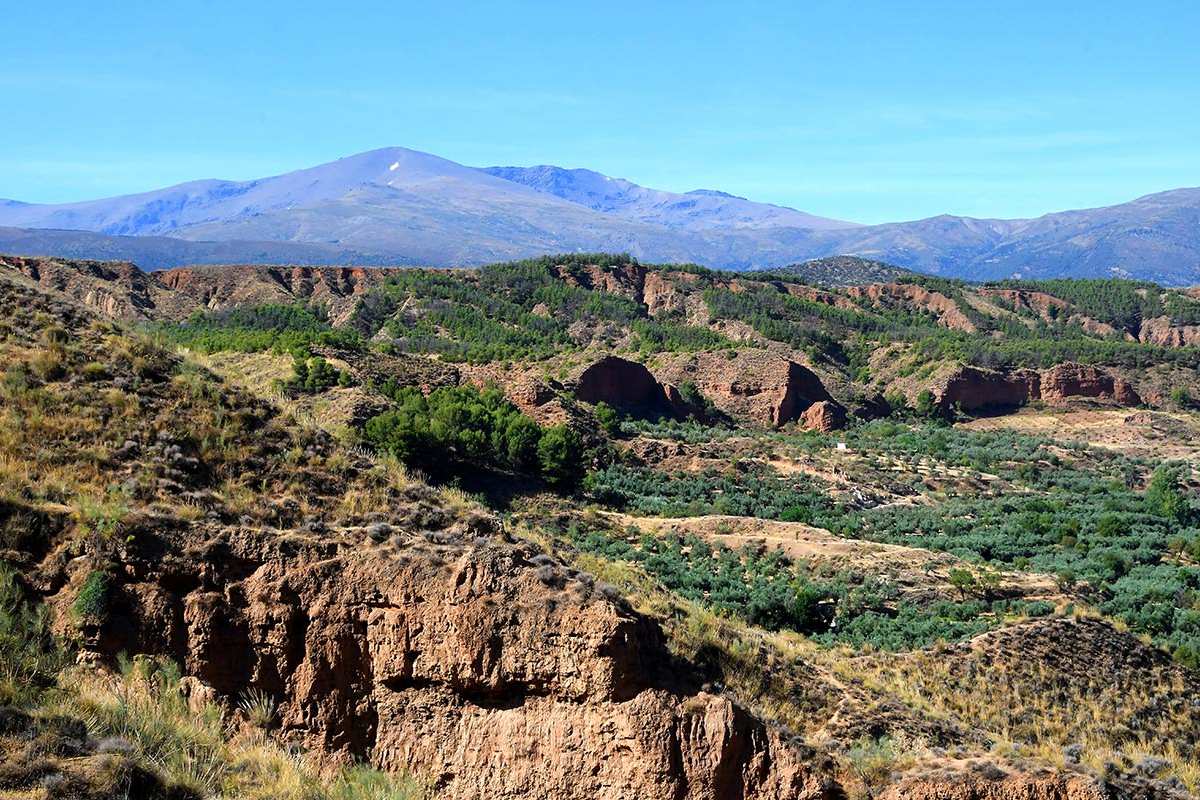 Sierra Nevada desde el Mirador del Fin del Mundo