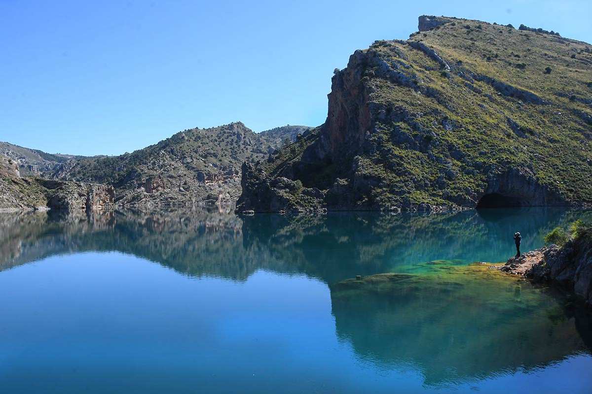 Embalse de Quéntar - río Aguas Blancas