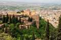 Ruta del Sultán Muhammad IV * La Alhambra desde el castillo de Santa Elena, Silla del Moro.