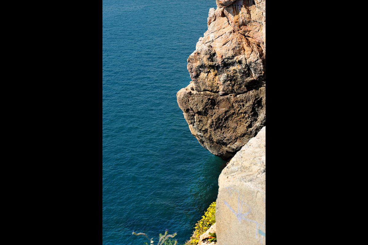 Rocas y acantilado Peñón de Salobreña