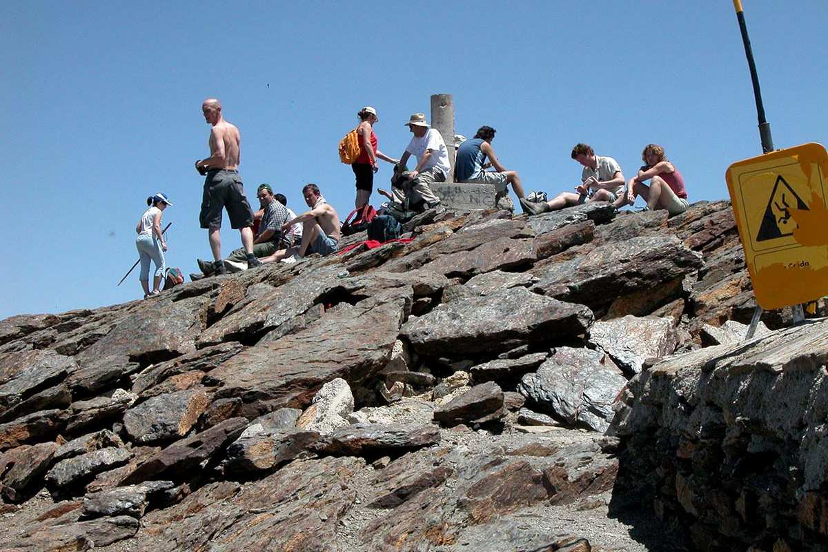 Las cimas no son lugar para concentrarse